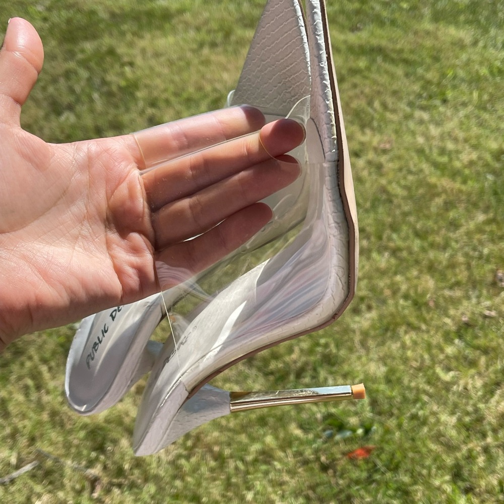 Transparent Stiletto Heels